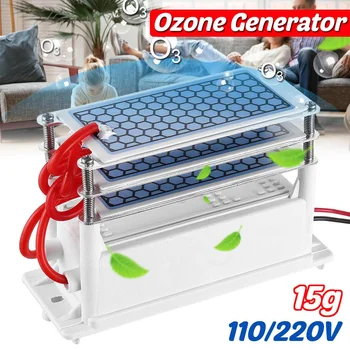 

15grams US/EU 220V Ceramic plate type ozone generator Kit ozone air purifier Ozone generator Ozone Disinfection Air Purifier