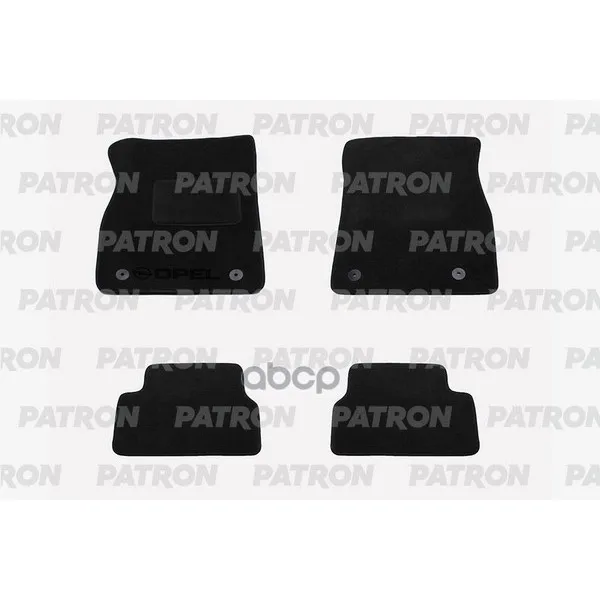 Комплект Автомобильных Ковриков Текстильных Opel Astra J 2009-2012 PATRON арт. PCC-OPL005