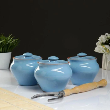 

Set "Vyatka ceramics Trio" 0,7lх3pcs + grip, blue 5156834
