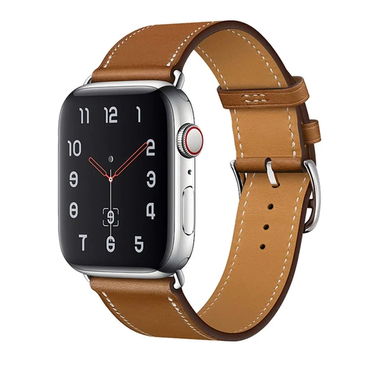 Одноместный Тур ремешок для Apple watch 44 мм 40 мм iWatch ремешок 42 мм 38 мм браслет из натуральной кожи ремешок для Apple watch 4 3 2 1 44 40 38