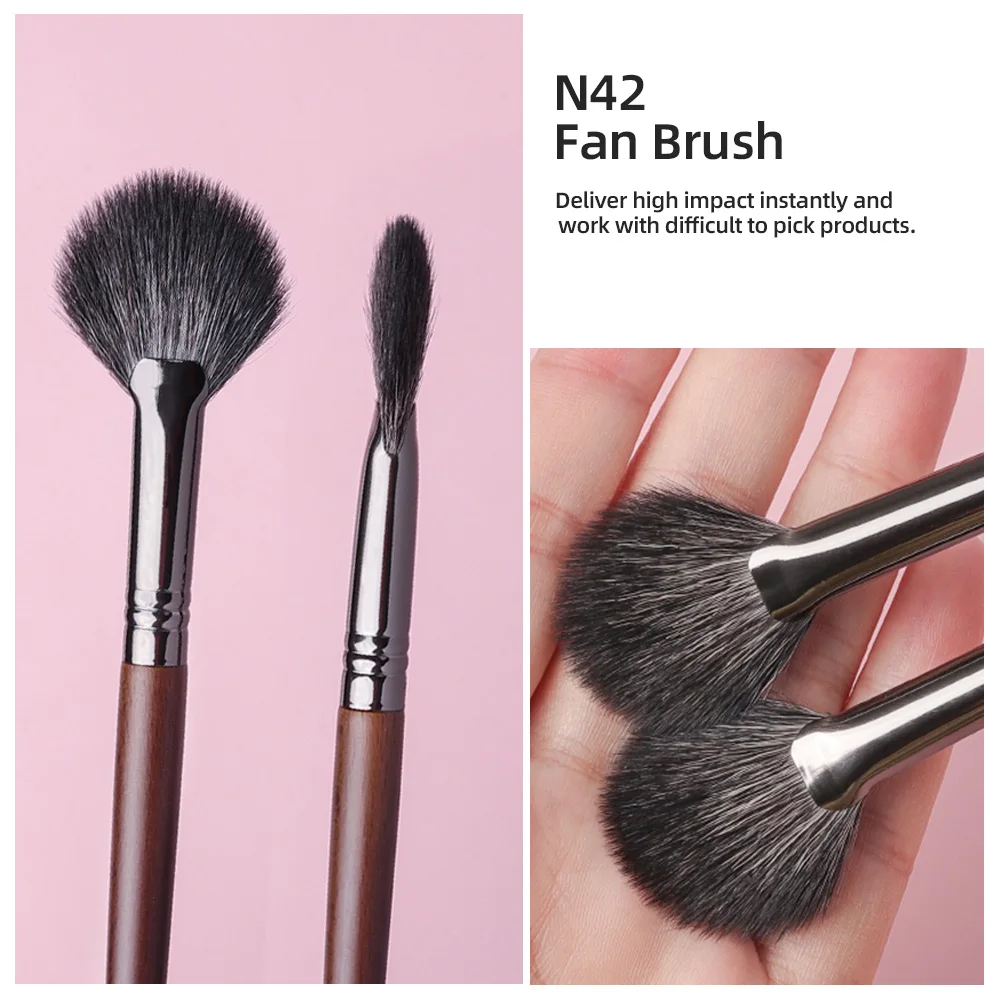 Goat Hair Highlight Brush Blusher Blender Makeup Brushes makeup brush set makeup brush makeup tool set makeup tool Powder Blending Soft Make Up Tools for Face Cheek 1 PC