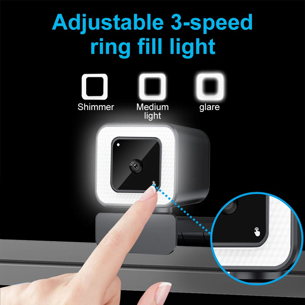 Mini Webcam 4K 2K PC Web Camera with Microphone Auto Focus Web Camera webCam 1080P for Live Broadcast Video Conference Webcam|Webcams| - AliExpress