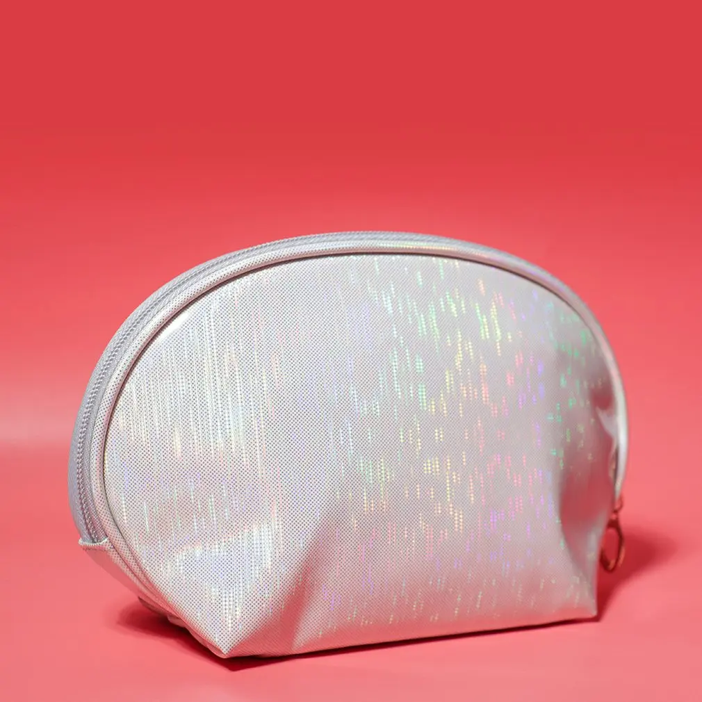Fashion Makeup Storage Bag Silver Bc-12tzd Cosmetic Bag Non-toxic Waterproof Easy Clean Dry Cosmetic Bag
