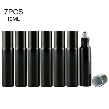 

7 Pcs 5ml/10ML Empty Perfume Glass Roll On Bottle Essential Oil Roller Bottles Portable Mini Bottle