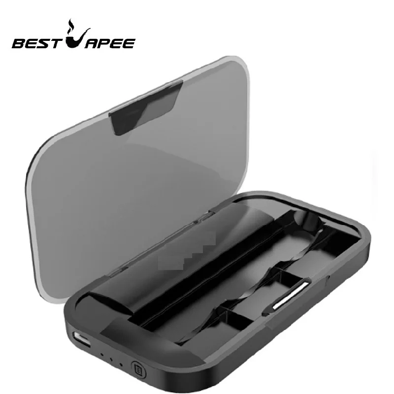 Black Последняя электронная сигарета зарядное устройство для JUUL Vape Kit 1200 мАч переносной заряжающий Чехол Держатель портативное USB зарядное устройство s мини Чехол для JUUL - Цвет: Black