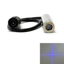 Фокусируемый фиолетовый/синий 50 мВт 405 нм лазерный крест модуль с адаптером переменного тока