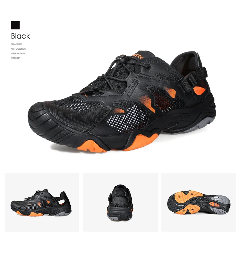 Sapatos de Água para os Homens do Aqua Humtto Sapatos Respirável Caminhadas Pesca Tênis Natação Descalço Esportes Upstream Caminhada 2020new 11 Esporte e Lazer