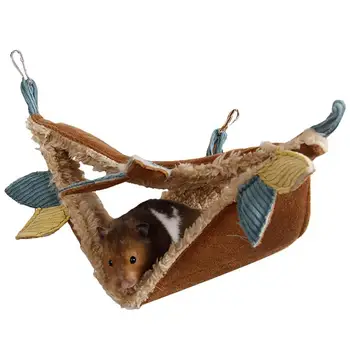 

Small Pet Warm Tunnel Hammock Hanging Bed Ferret Rat Hamster Bird Squirrel Shed Cave Hut Hanging Cage Pet Birds Parrot Supplies