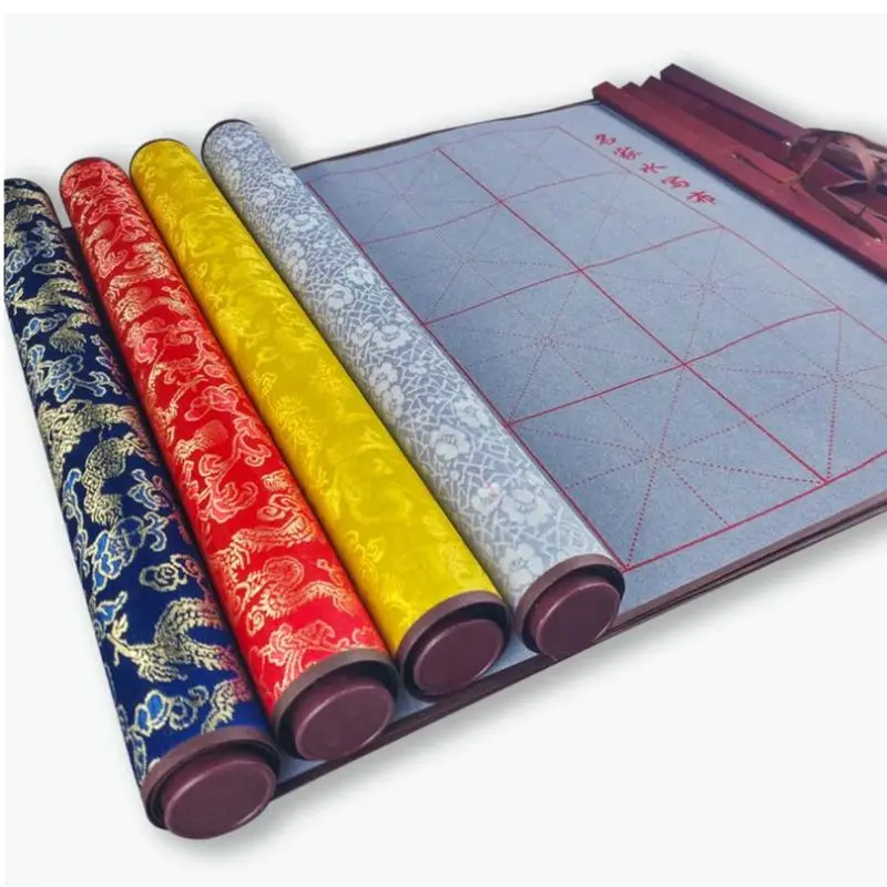 Ornate-pincel de caligrafía china, Accesorio clásico y reutilizable, paño mágico de escritura de agua para caligrafía china, Sumi