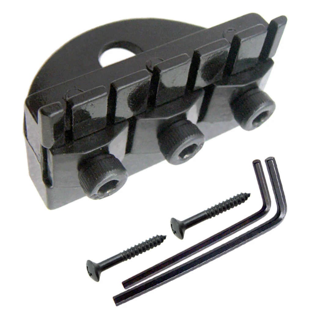 Electric Guitar Bridge Parts String Locking Nut Headless Screw Wrench Kit