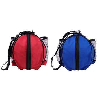 

2019 New Universal Basketball Bag Adjustable Football Volleyball Basketball Shoulder Carry Bag Handbag With 2 Mesh Bottle Holder