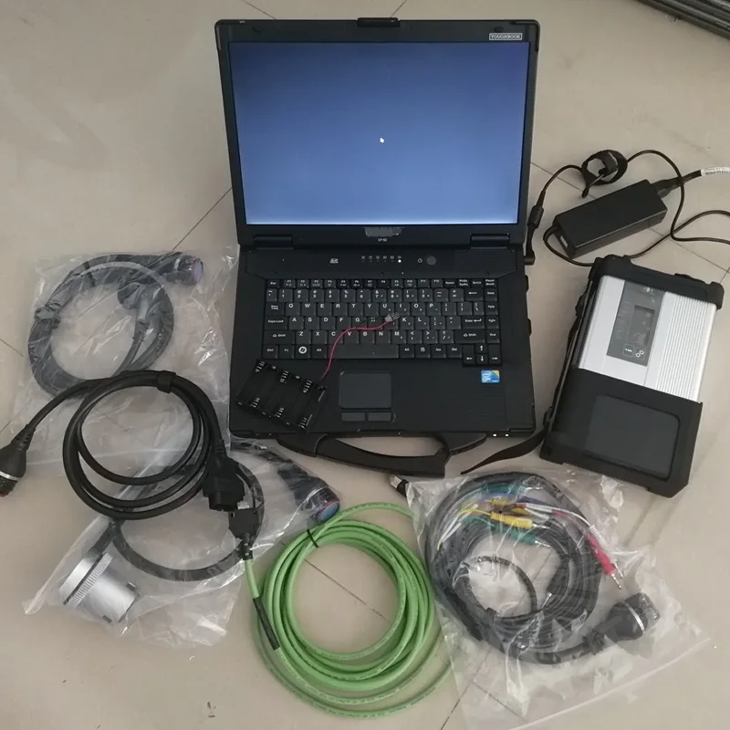 MB SD Connect Compact 5 WIFI с SSD Star C5 мультиплексор установлен в toughbook cf 52 cf52 I5 8G Ноутбук готов