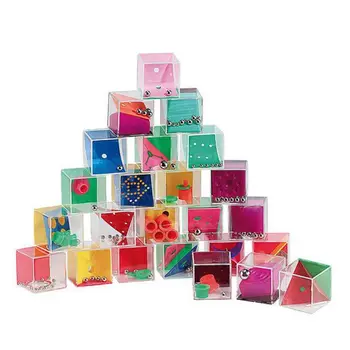 

24 Pcs Gravity Balance Bead Set Decompression Puzzle Toy Mini Labyrinth Cube Game Gadgets