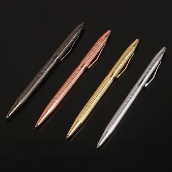 

Luxury Metal Signature Ballpoint Pen Black Ink Business Writing Office Supplies