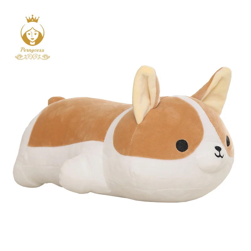 Плюшевая игрушка Kawai Corgi мягкая кукла животное детская диван украшение для дома