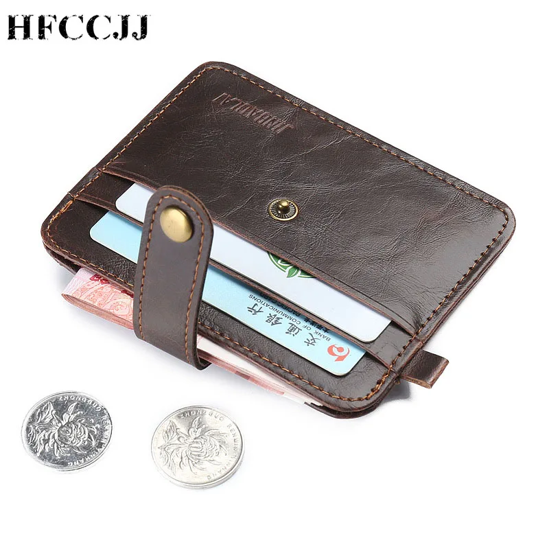 

NEW Cow Leather Men's Wallets with Coin Pocket Vintage Male Purse Function Brown Genuine Leather Men Wallet with Card Holders