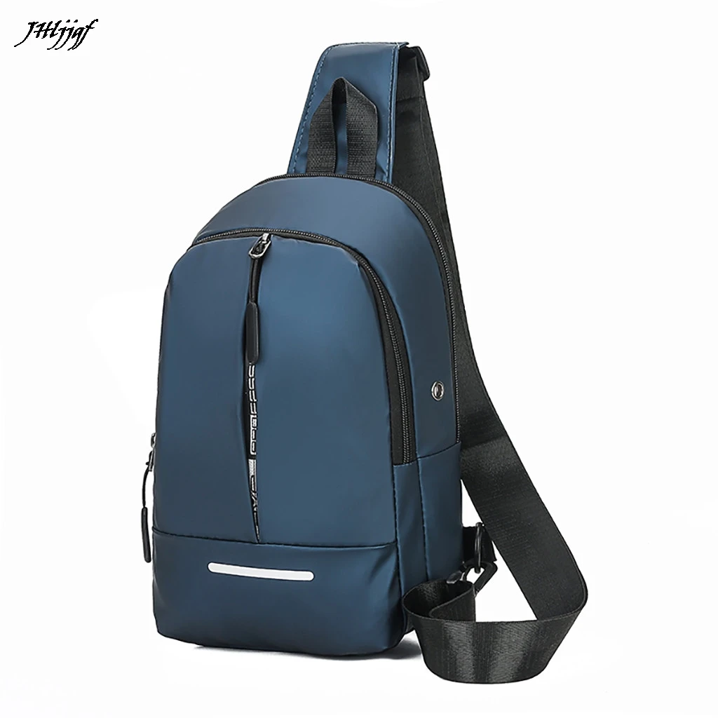 

Fashion Brand Bags Men's Shoulder Bag Outdoor Sports Plaid Chest Bag Leather Handbag Travel Casual Messenger Bags