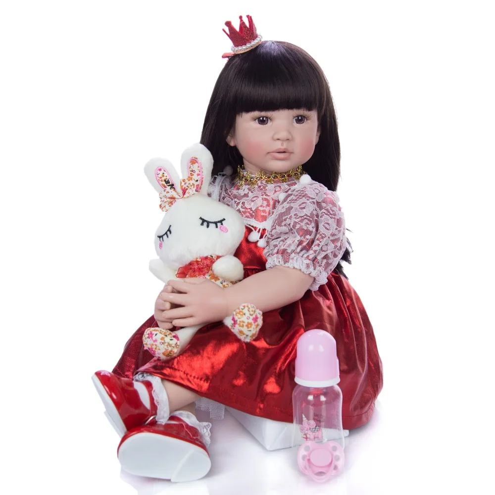 KEIUMI Fantasy Reborn Baby Doll 60 см настоящая принцесса силиконовая возрожденная менина Brinquedo Мягкая кукла 24 ''Детский подарок на день рождения Рождество