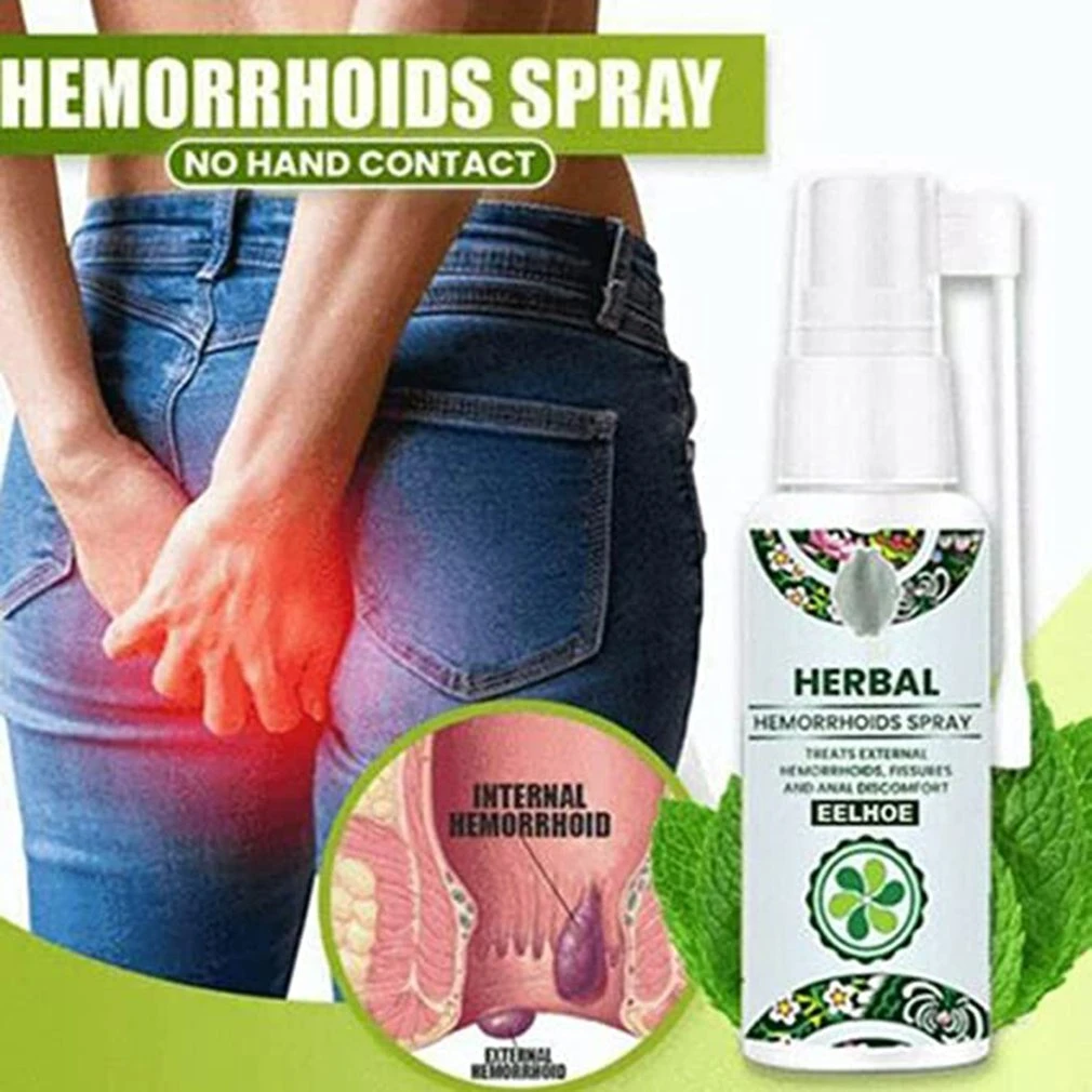 3 Bottles 30ml Hemorrhoid Treatment Spray Natural Herbal Essence No Stimulation For Itching Swelling Of External Hemorrhoids Makeup Sets Aliexpress