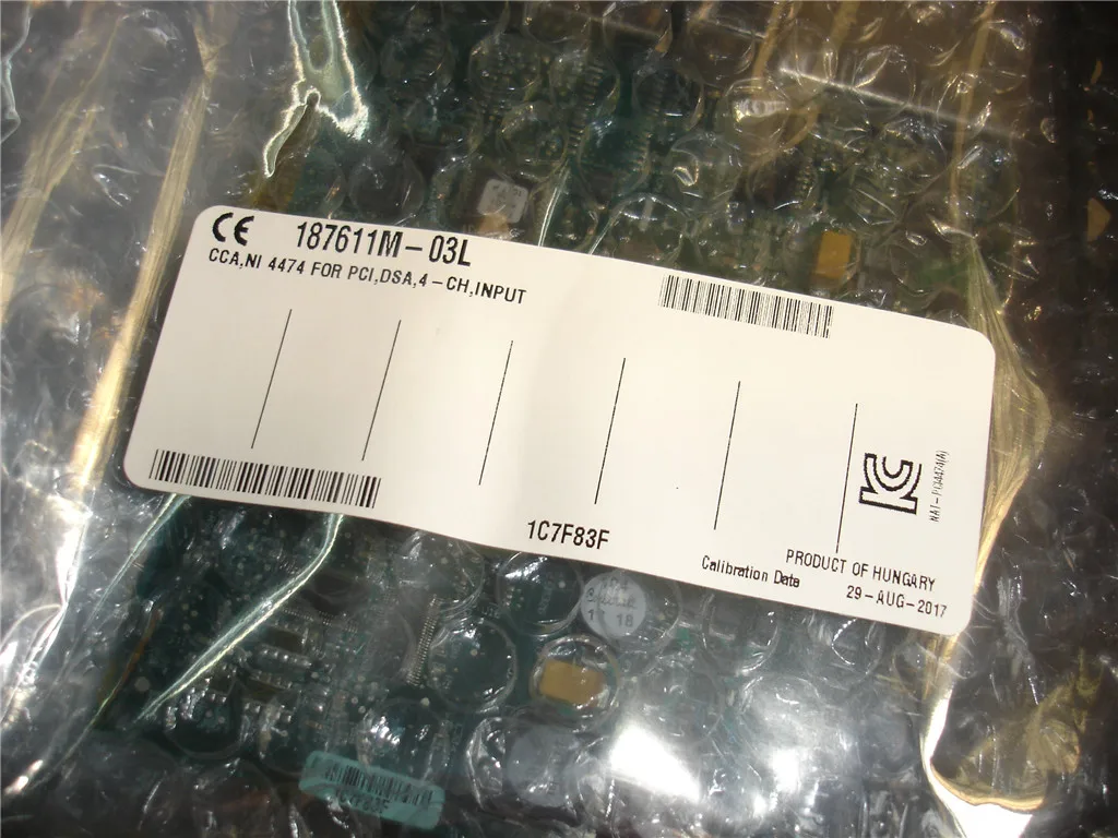 

Для точечного Новый американский натуральная NI PCI-4474 звука и вибрации Применение Связь сбора данных DAQ карты