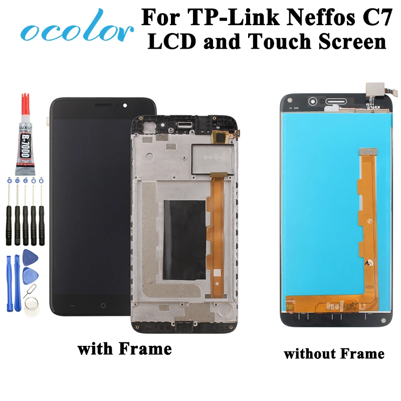 Ocolor для ЖК-дисплея TP-Link Neffos C7 и быстрая замена с инструментами + клей | Мобильные