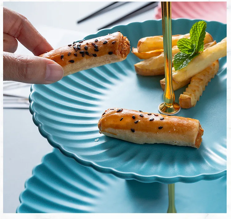 Plato creativo de cermica para fruta plato de pastel creativo Марко де аперитивос сала де ЭСТАР мульти-Капа de bandeja de aperiti