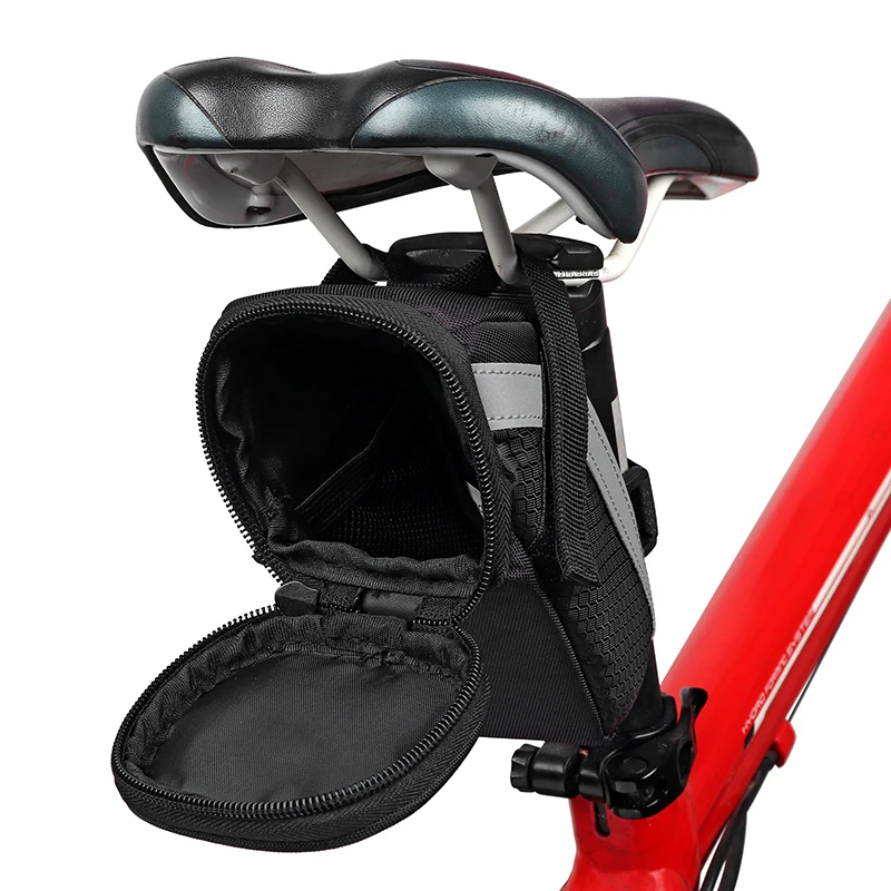กระเป๋าจักรยานเก็บจักรยานอานถุงขี่จักรยานไฟท้ายด้านหลังถุงอาน Bolsa Bicicleta อุปกรณ์เสริม