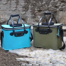 Портативный эва мешок для рыбы складное ведро для рыбалки живая коробка для рыбы Кемпинг контейнер для воды Чашеобразный резервуар Снасти Сумка для хранения аксессуары