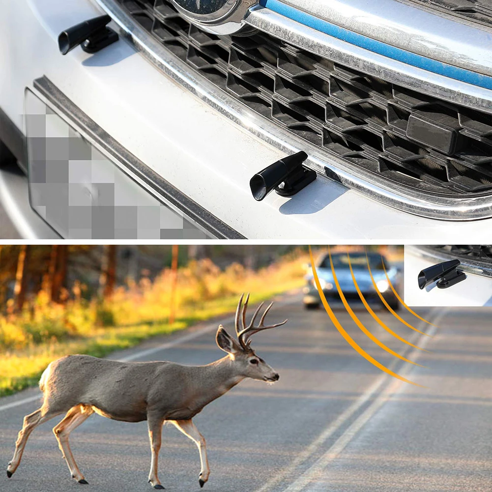 Sifflet d'avertissement de cerf pour voiture avec bandes