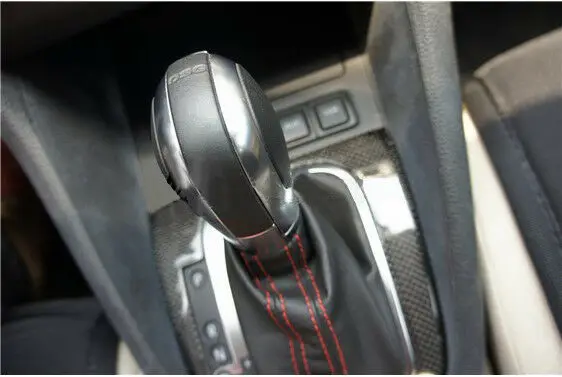 Подходит для Volkswagen golf 6 MK6 углеродное волокно переключения передач Панель ручного тормоза Ручка накладка 1 шт