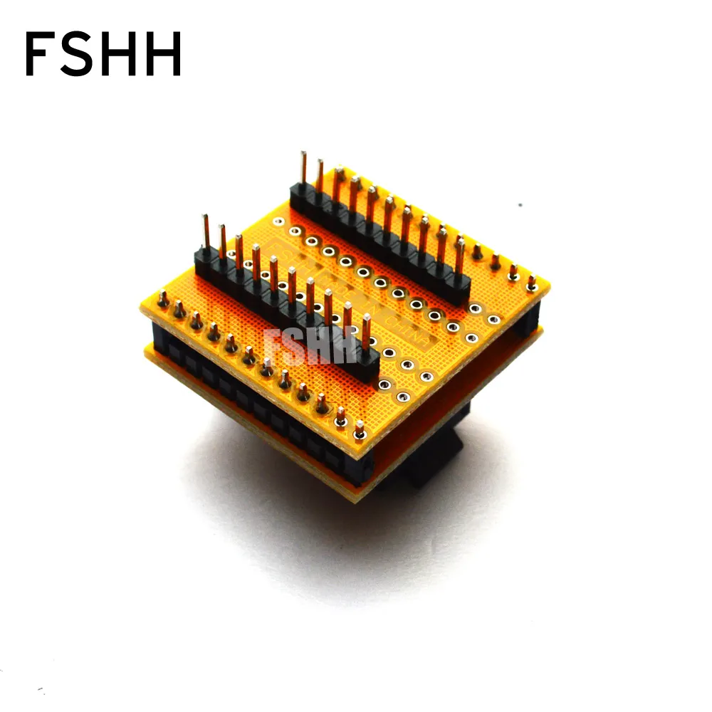 FSHH QFN20 ׽Ʈ  WSON20 UDFN20 MLF20 ic  QFN20 to DIP20 α׷   ġ = 0.65mm ũ = 5x5mm