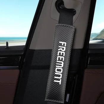 

Car Satefy Belt Cover For FIAT Freemont PU Leather Auto Seat Belt Shoulder Pad Car Accessories Interior Car-Styling 2Pcs