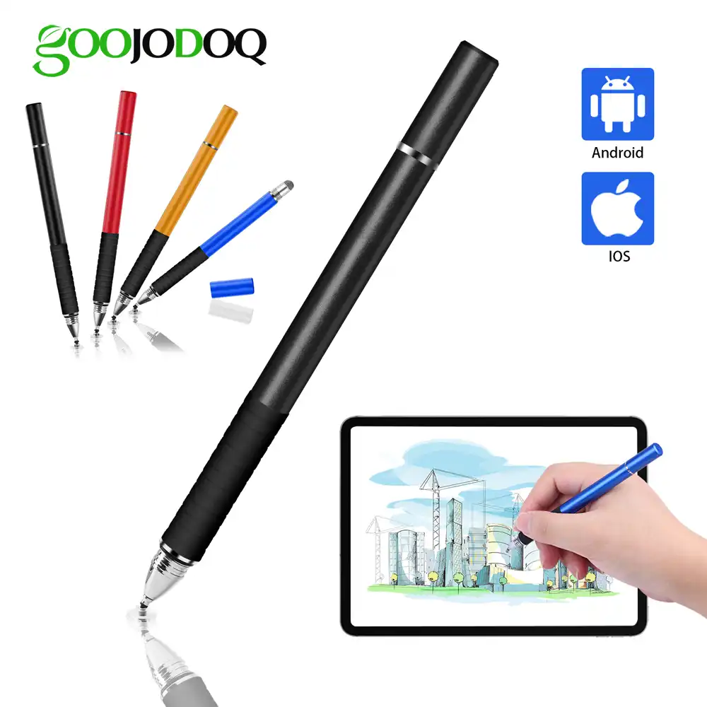 Universal Stylus Pen Goojodoq 2 In 1 Touch Screen Pen For All Ipad Pencil Iphone Huawei Stylus Android Xiaomi For Apple Pencil Tablet Touch Pens Aliexpress
