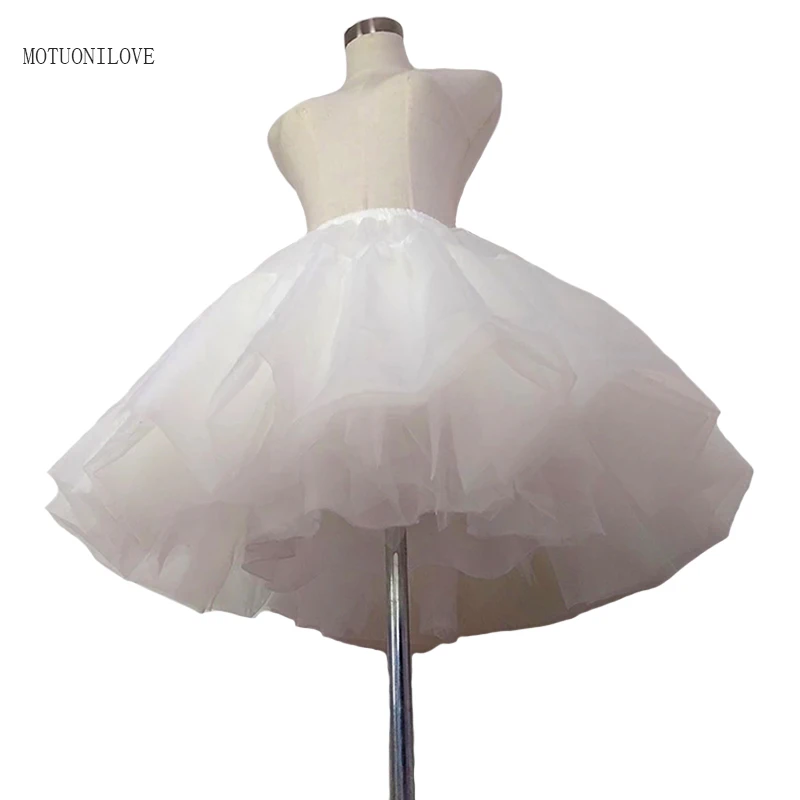 Ball Gown Lady Girls Underskirt Tulle Short Dresses Petticoats Lolita Cosplay Party Dance Ballet Tutu Skirt Rockabilly Crinoline