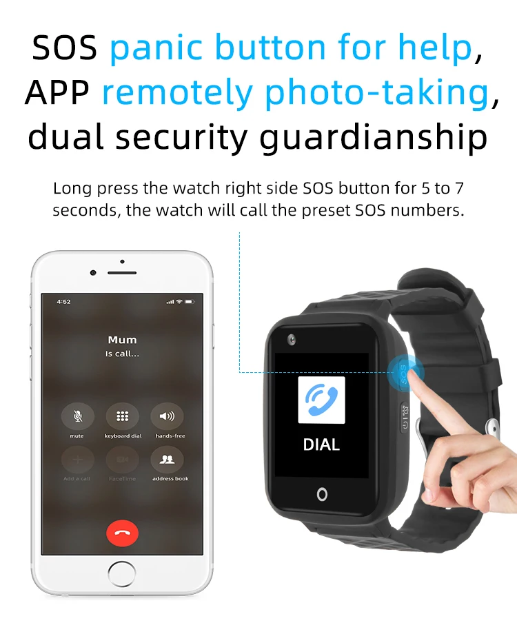 Gps трекер Watcher 4G/GSM/Wifi устройство слежения для Eldrely видео SOS Вызов Smartwatch водонепроницаемый IP67 смарт-телефон часы бесплатное приложение