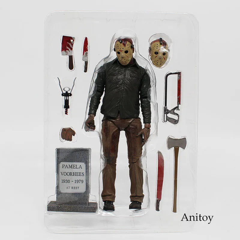 NECA Friday the 13th Jason Voorhees фигурка 2009 Делюкс издание ПВХ Ужасы коллекционные вещи модель игрушки - Цвет: E without retail box