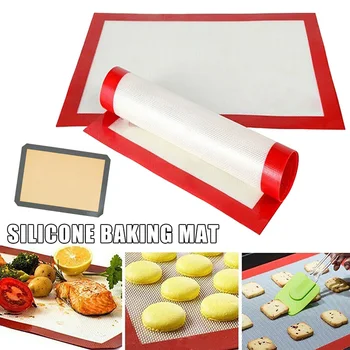 

Silicone Baking Liner Mat Non-Stick Heat Resistant Kitchen Bakeware Oven Sheet Kitchen Accessories HY99