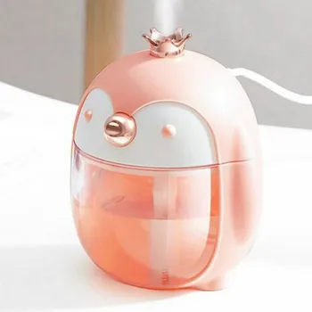 

Penguin Humidifier Creative Gift Humidifier with Cross-Border Explosion Nightlight Desktop Vehicle-mounted USB Aromatherapy Humi