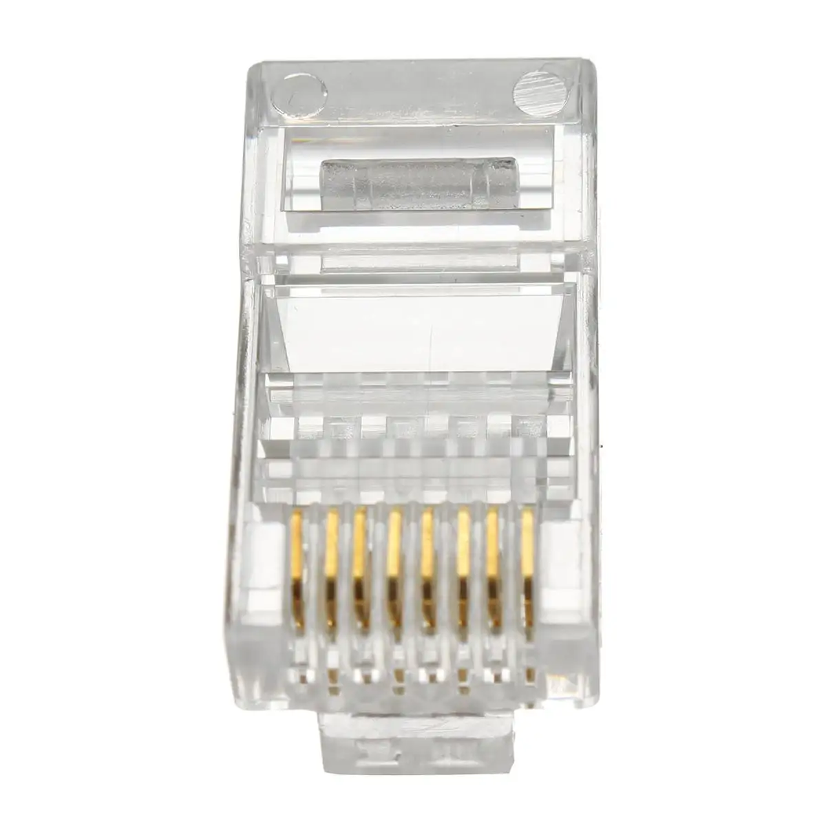 1000 CAT6 EZ RJ45 Network Shielded Modular Plug 8P8C Connector End Pass Through