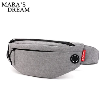 

2020 NEW Men Male Waist Bag pack Purse Casual Large Phone Belt Bag Pouch Canvas Travel Phone Bag Fanny Banana Bag Hip 5 Pockets