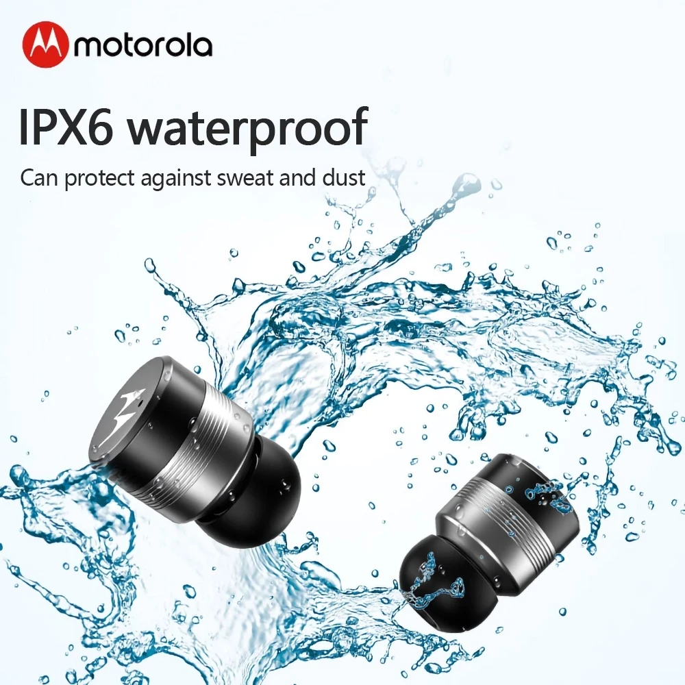 Motorola VerveBuds 400 Wireless Bluetooth Earphone Mini Sports Headphones Headset IPX6 Waterproof for motorola VerveBuds400