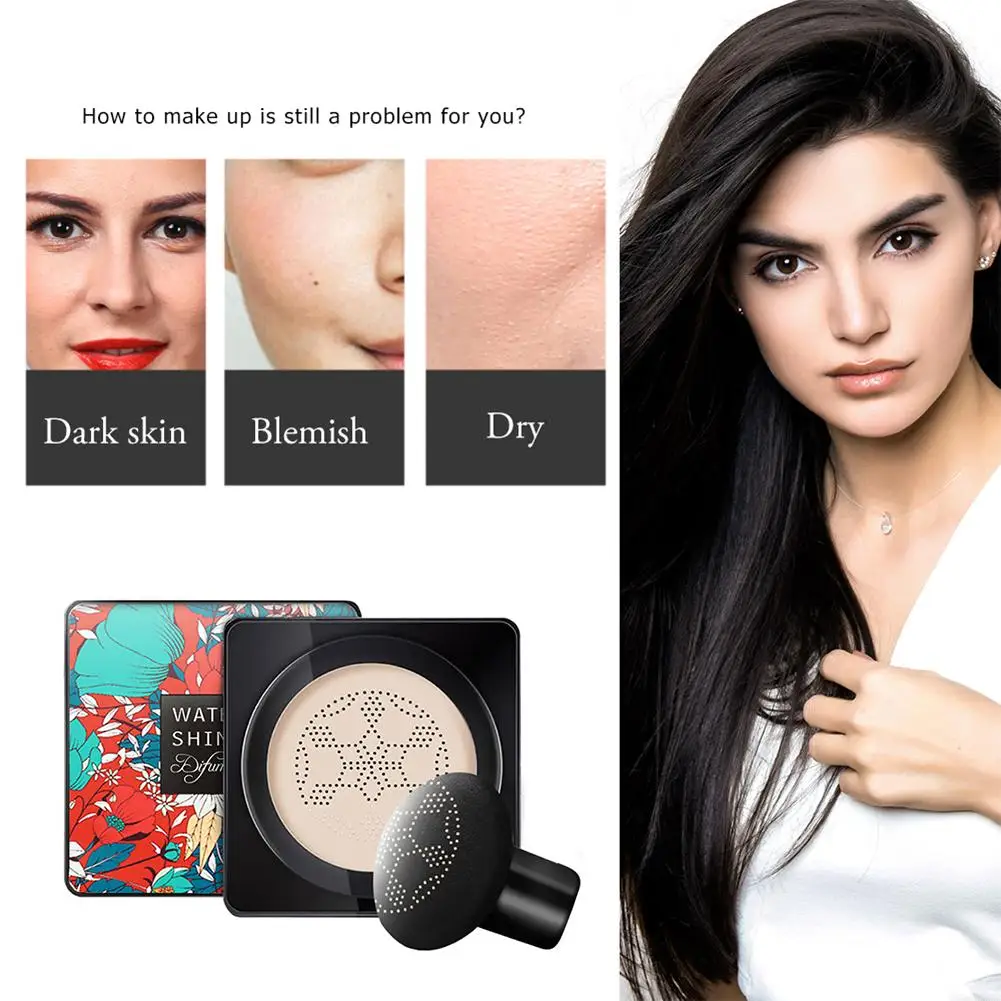 Mushroom Head Air Cushion BB Cream Female Concealer Foundation Cosmetics Breathable Skin-friendly Makeup BB Cream