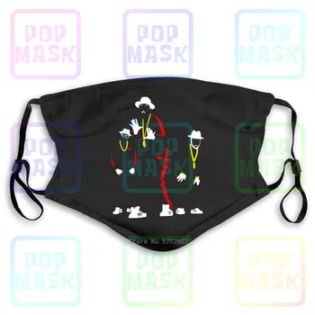 

Dust Mask with Filter Run Dmc Jmj Retro Vintage Art Old School Rap Hip Hop Rev King Of Rock Washable Reusable Mask