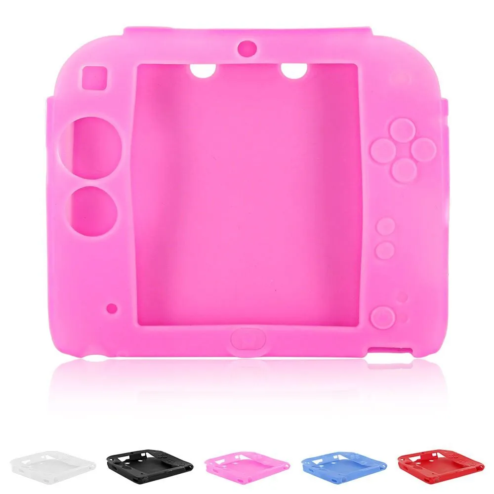 Anti-Slip Silicone Bumper Case Protective Full Body Cover Skin For Nintendo 2DS