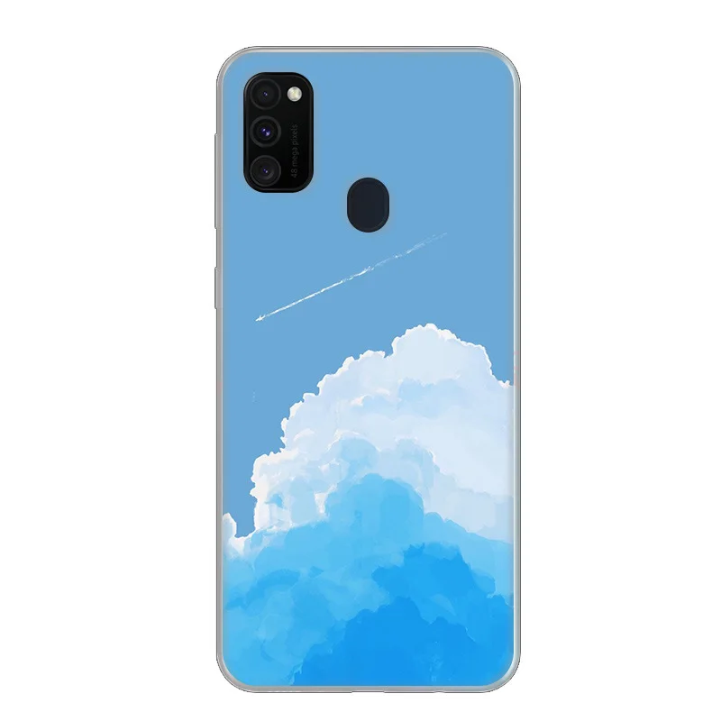 For Samsung M30S Case Silicone Soft TPU Phone Case Cover For Samsung Galaxy M30S Case m30s M 30S 6.4'' Flower SM-M3070 Para - Цвет: 33