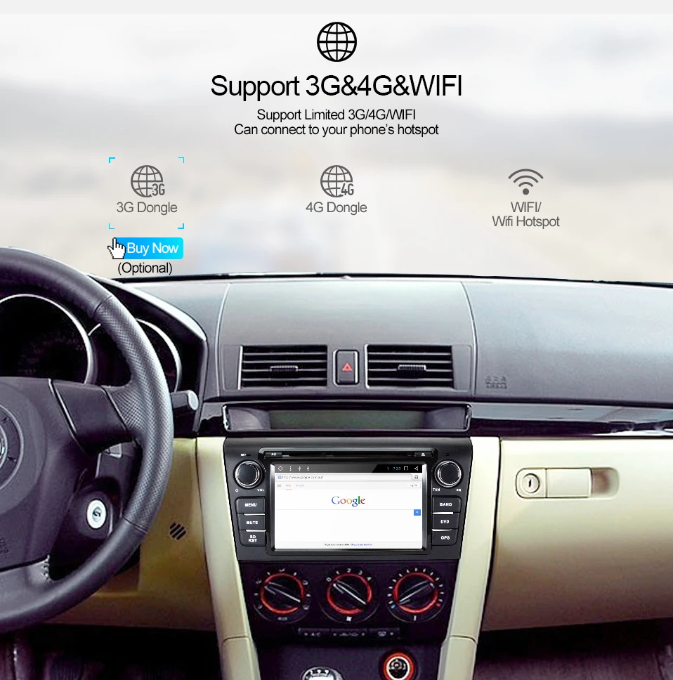 Asottu android 9,0 автомобильный dvd для Mazda 3 2004 2005 2006 2007 2008 2009 Автомобиль Радио gps навигации