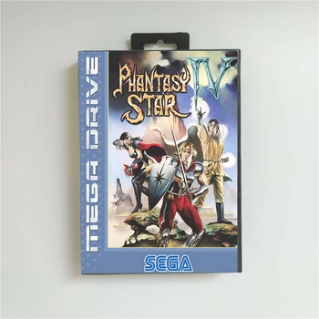 

Phantasy Star IV 4 (Battery Save) - EUR Cover With Retail Box 16 Bit MD Game Card for Megadrive Genesis Video Game Console