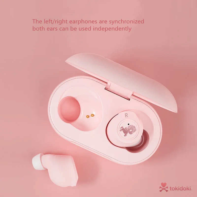US $57.00 Tokidoki Unicorn TK6 Wireless Bluetooth Headset 50 TwoEar Sports Running InEar Earplugs TWS Cute Girl Gift