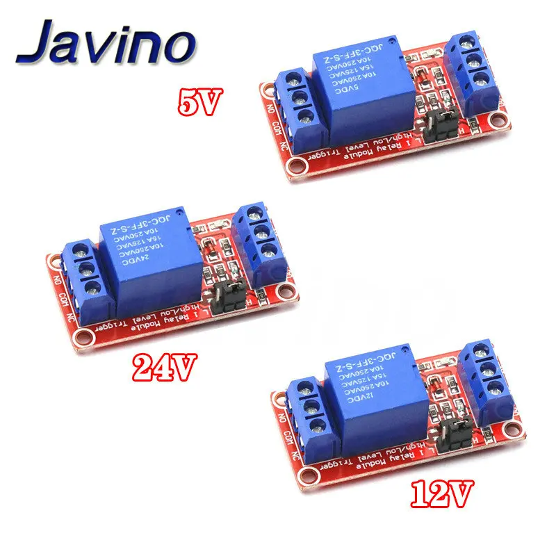 

1 Channel 5V 12V 24v Relay Module Board Shield with Optocoupler Support High and Low Level Trigger for arduino