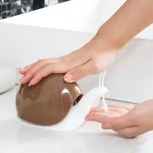 Диспенсер для жидкого мыла в форме улитки, контейнер, аксессуары для ванной комнаты, шампунь, гель для душа, бутылка, дезинфицирующее средство для рук, розлива